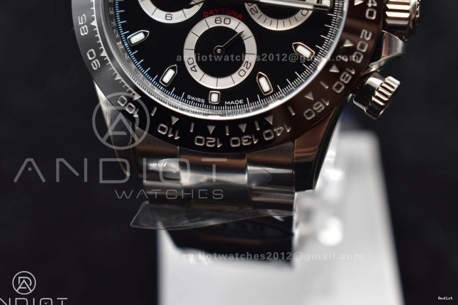 Black Clean 116500 And 904L Case Bracelet V3 SS Daytona 4130 Dial 0125